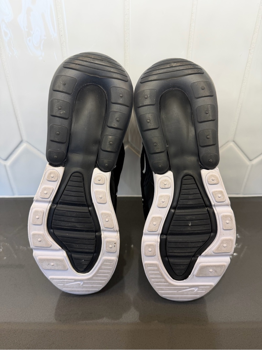 Nike Black & White Air Max 270 Sneakers - Picture 4 of 5